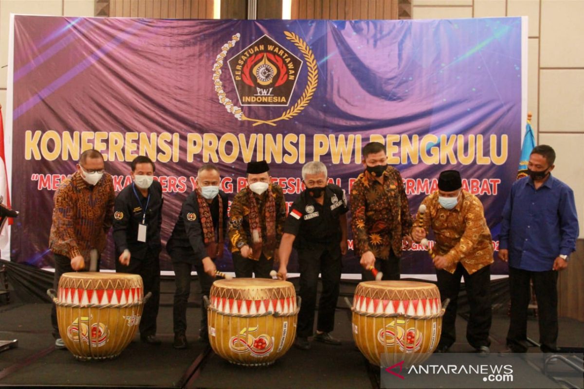 Marsal Abadi jabat Ketua PWI Bengkulu 2021-2026