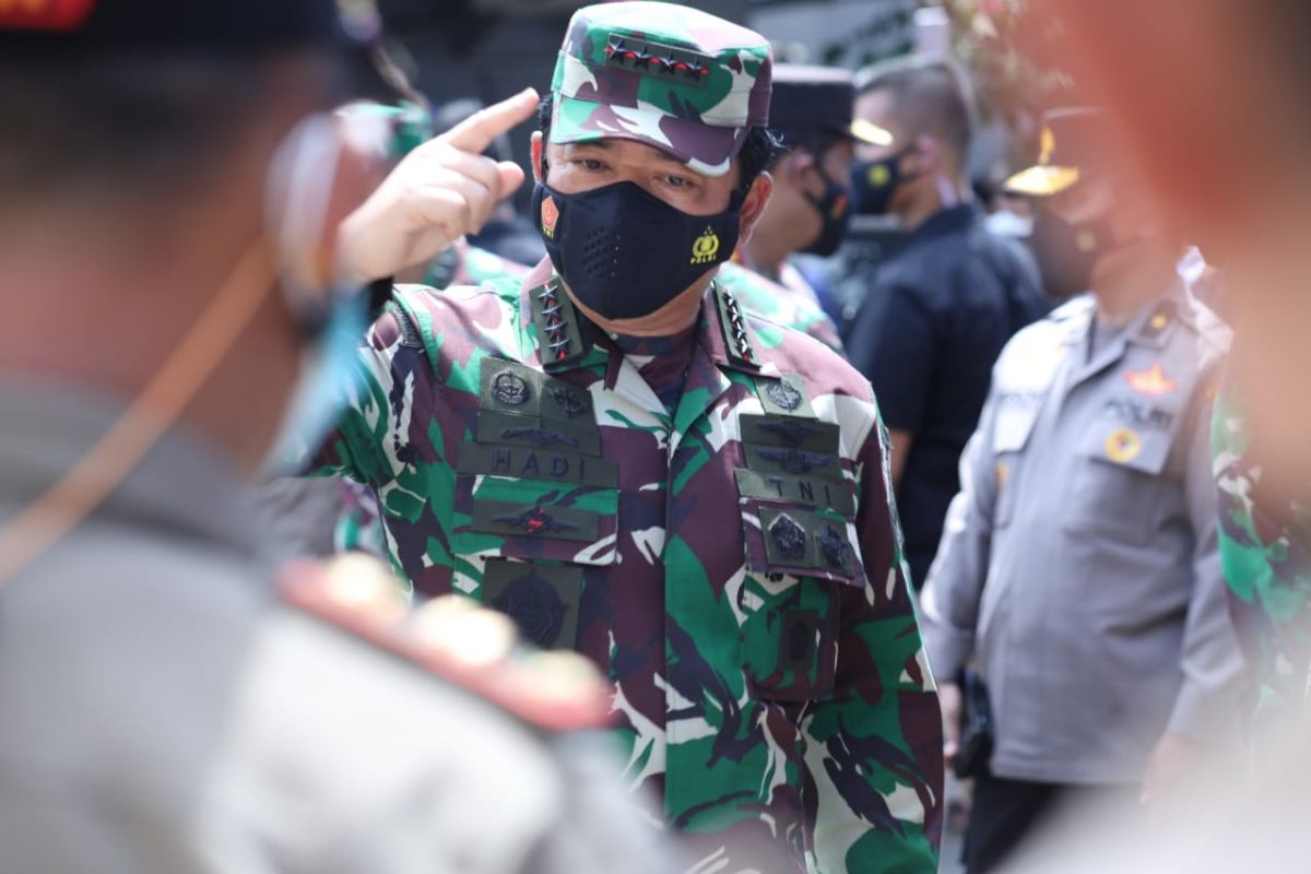 Panglima TNI: Penanganan COVID-19 butuh kolaborasi empat pilar