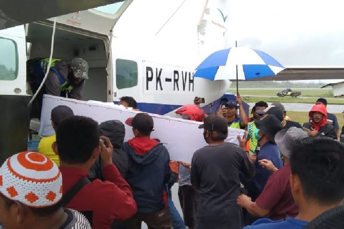 Jenazah tiga  korban penembakan di Yahukimo dievakuasi ke Merauke