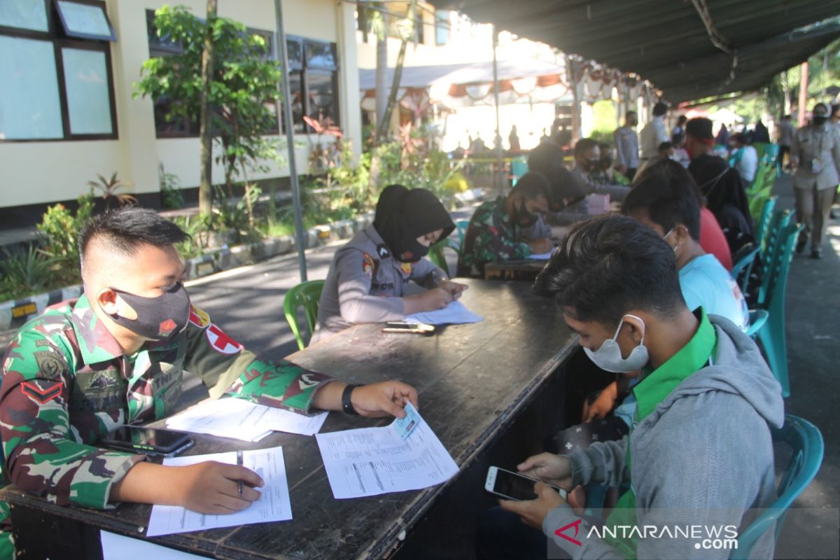 Warga Gorontalo antusias ikuti vaksinasi COVID-19 digelar Polda