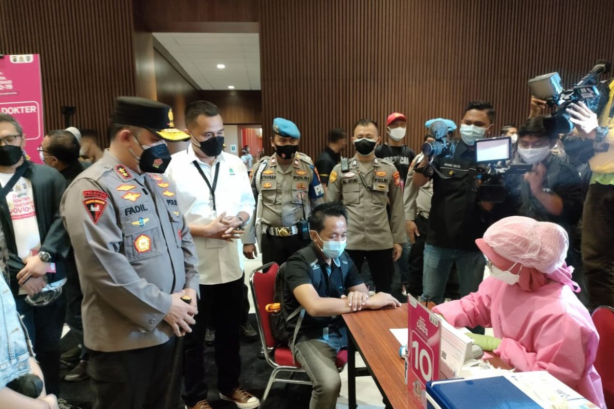 Jakarta police initiates mass vaccination drives in eight places