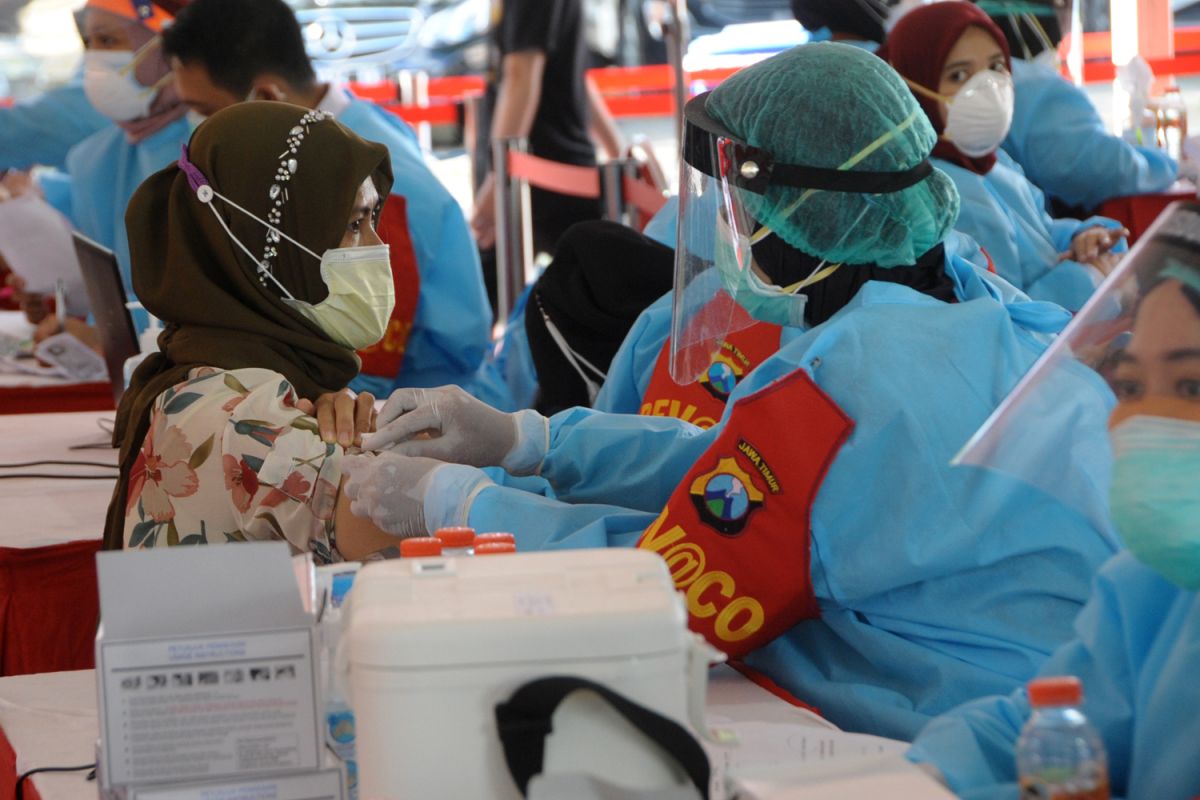 Menkes: Vaksinasi COVID-19 Indonesia capai target 1,31 juta dosis per hari