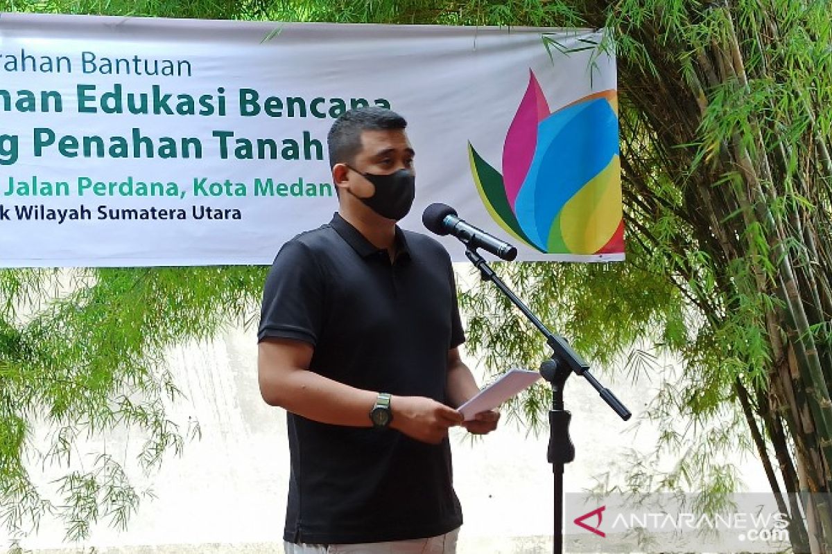 Medan bangun taman edukasi  bencana