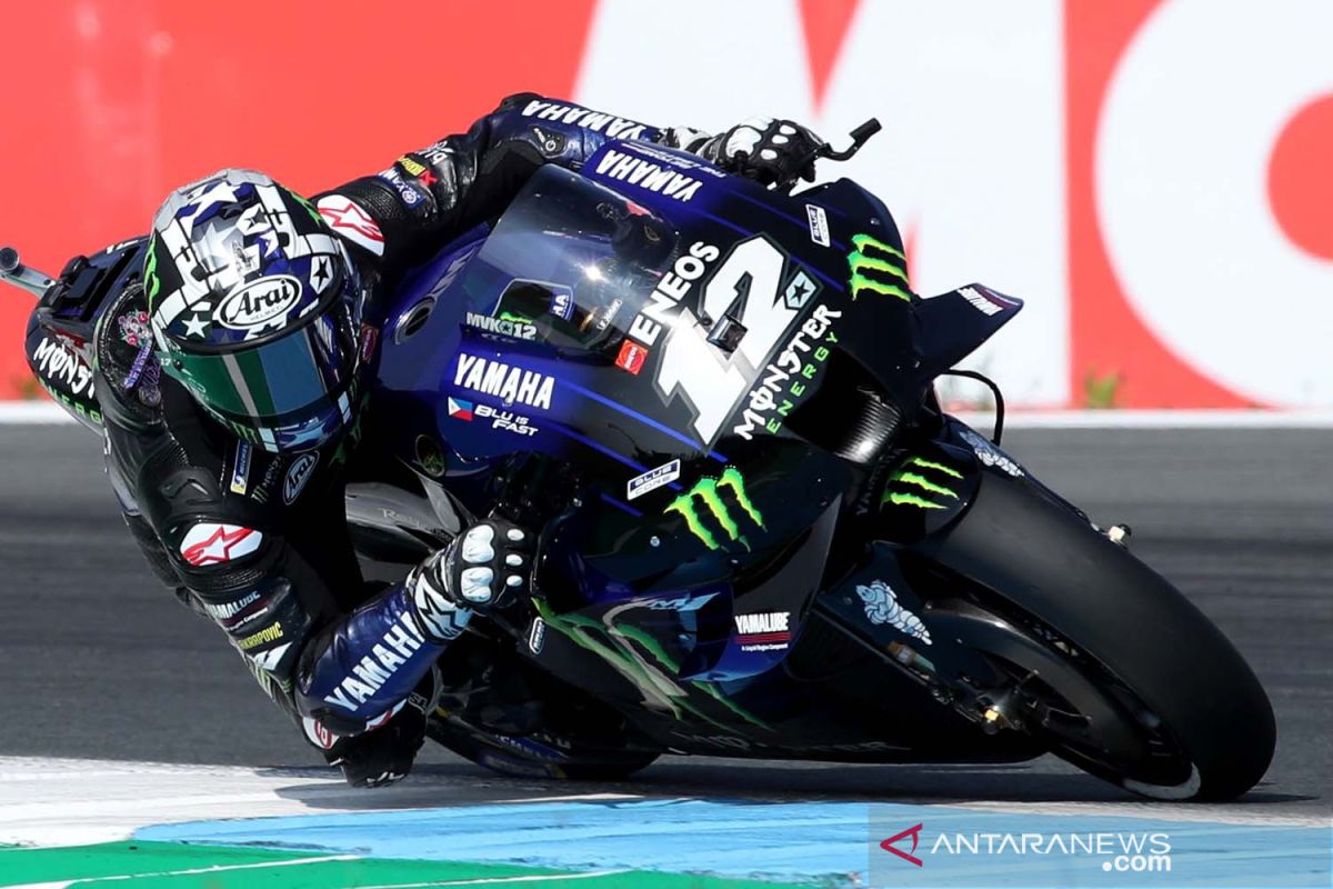 GP San Marino : Cuaca buruk di FP2, Vinales masih pegang kendali