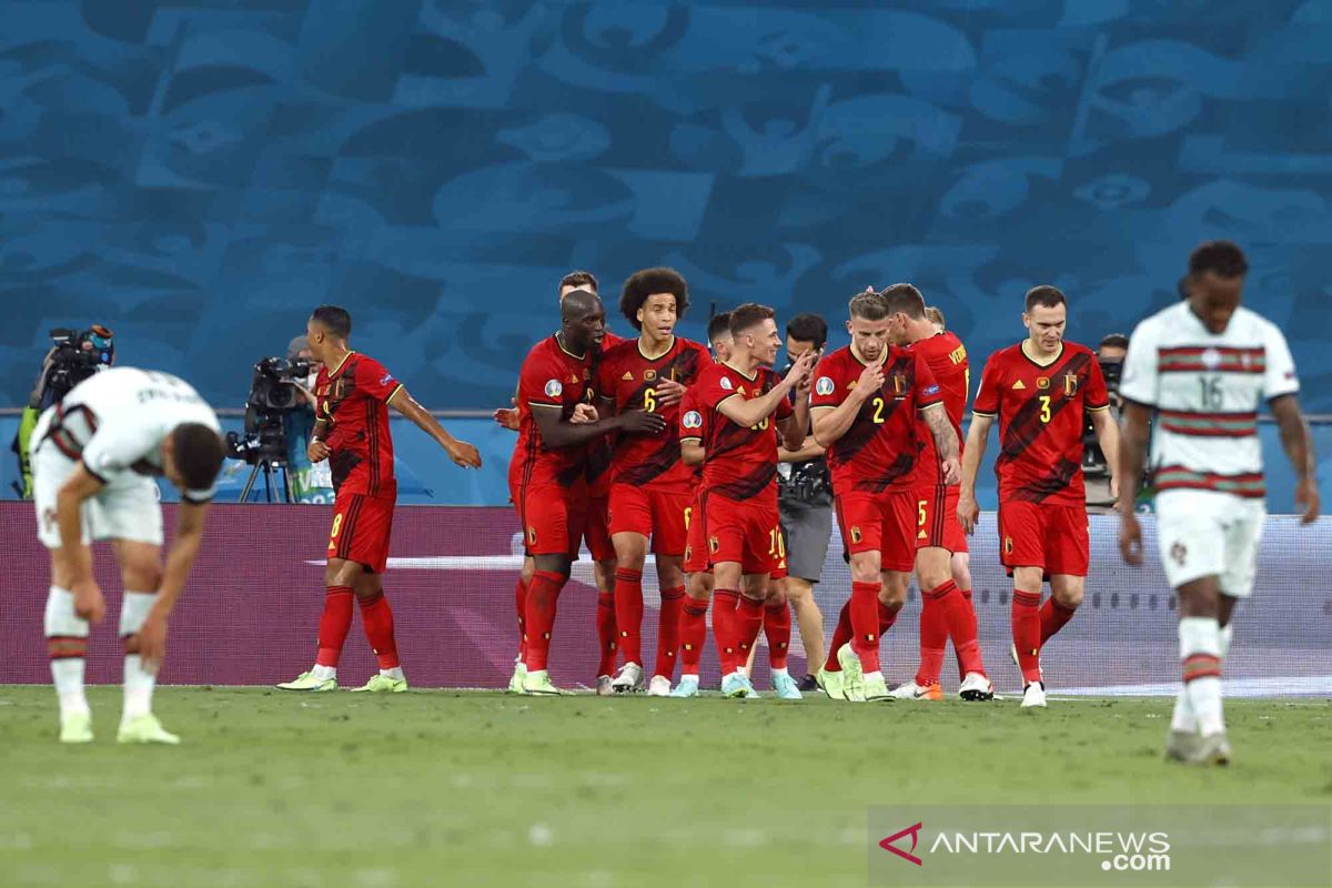 Belgia berhasil gagalkan Portugal pertahankan gelar juara Piala Eropa