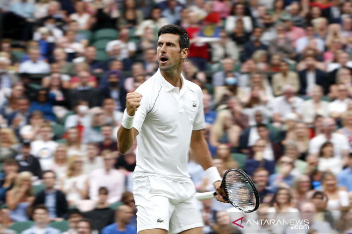 Djokovic atasi  Anderson untuk maju ke babak ketiga Wimbledon