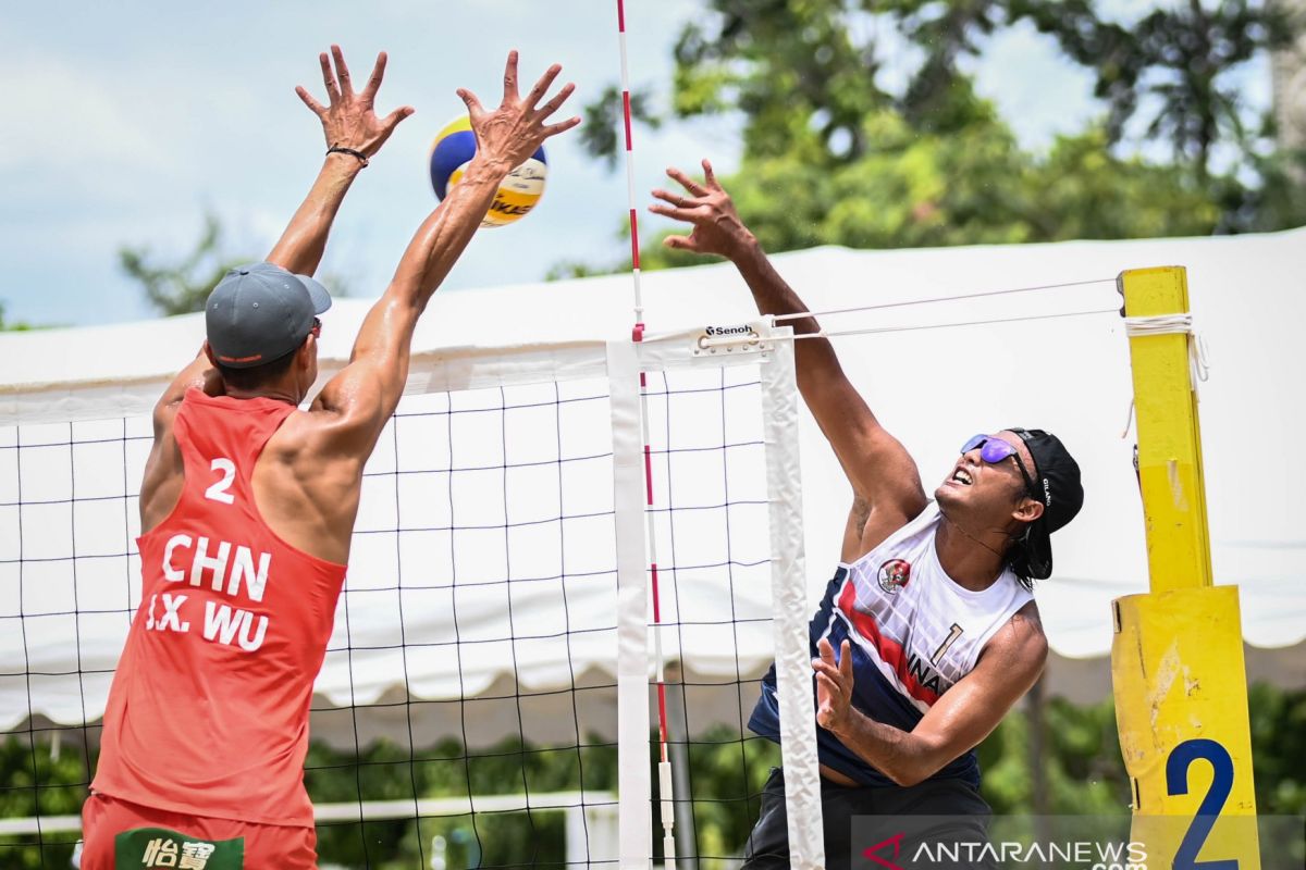 Tim voli pantai putra Indonesia gagal segel tiket Olimpiade Tokyo