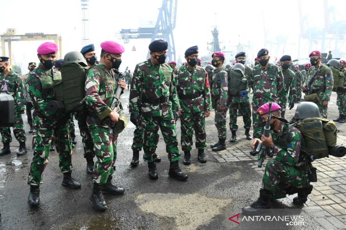 TNI AL tunda Latihan Armada Jaya untuk bantu tangani COVID-19