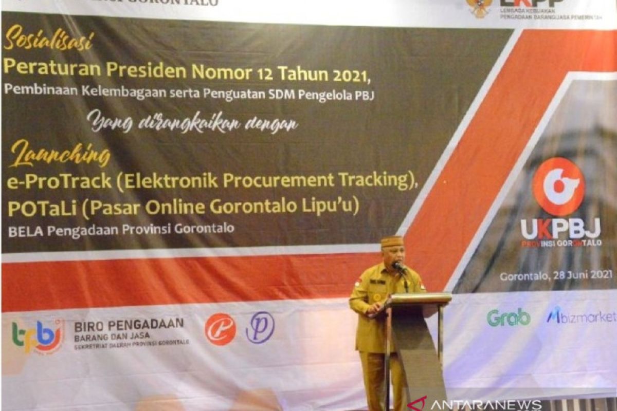Gubernur Gorontalo luncurkan aplikasi Potali