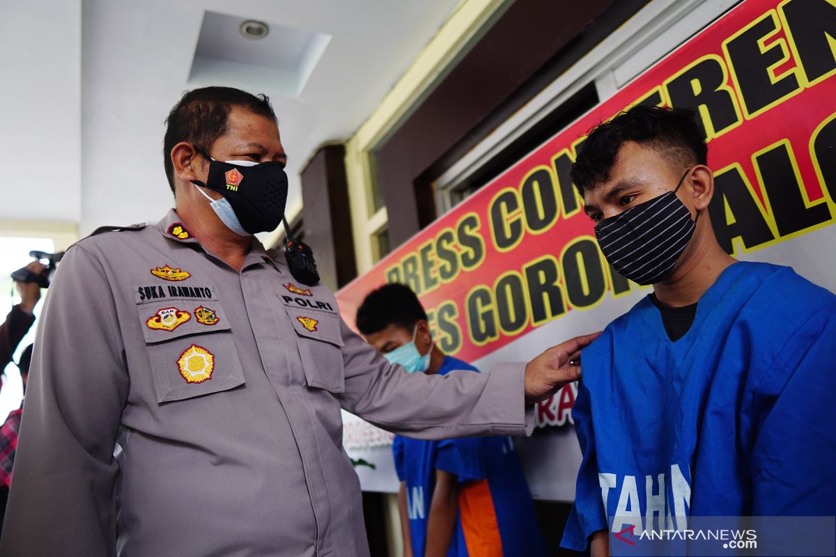 Dua tersangka penganiayaan wartawan di Gorontalo ditangkap polisi