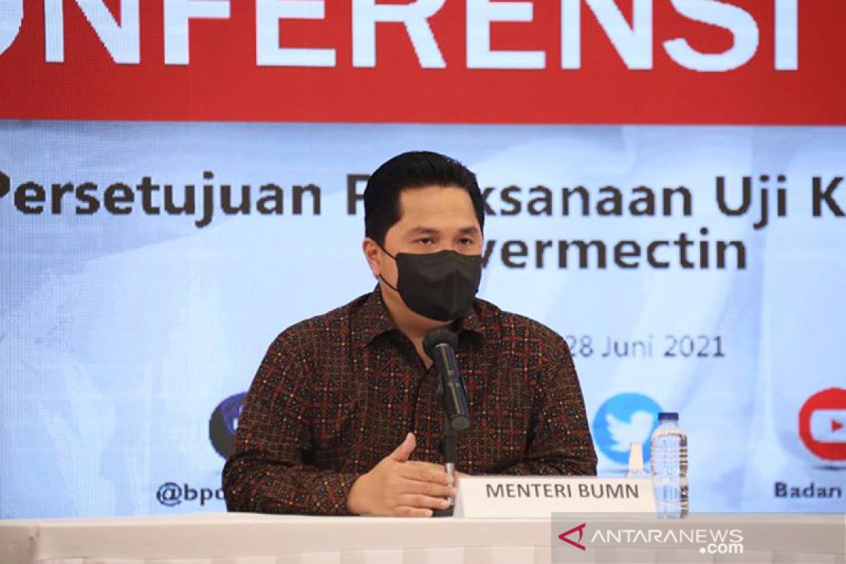 Erick Thohir memastikan rakyat dapatkan obat terapi murah Covid-19