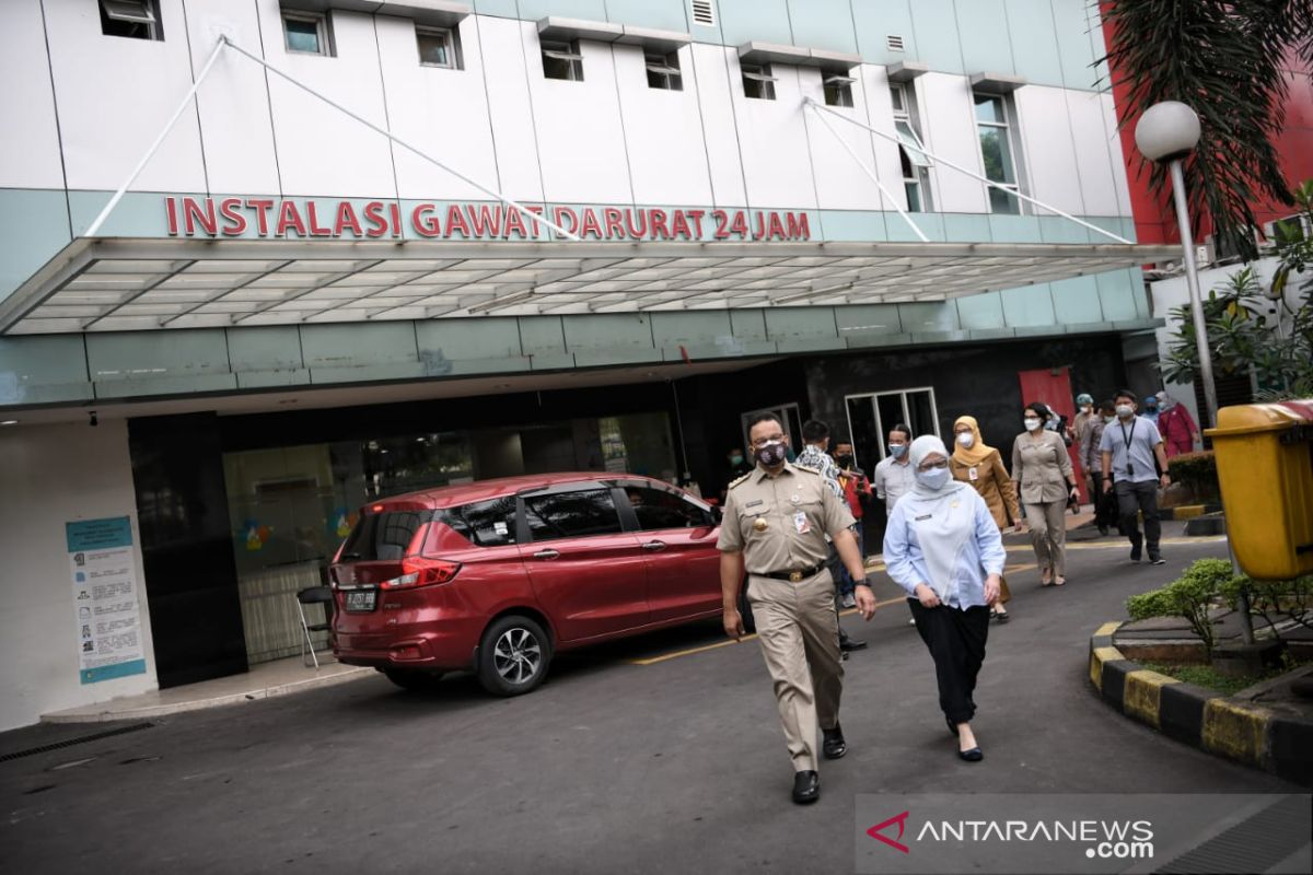 Inspeksi ke RSUD Tarakan, Anies sebut keterisian tempat tidur penuh