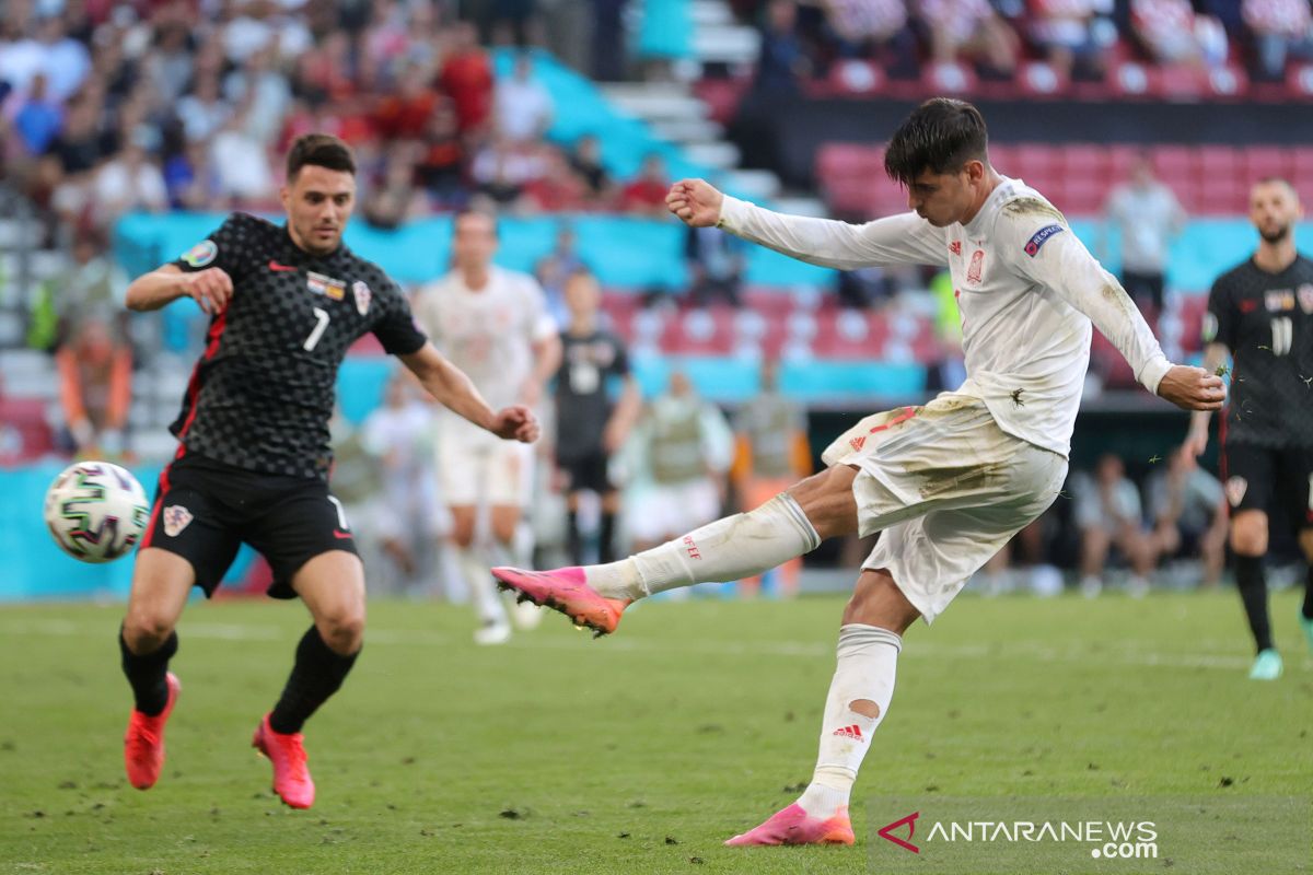 Euro 2020 - Alvaro Morata akhirnya bungkam semua kritik