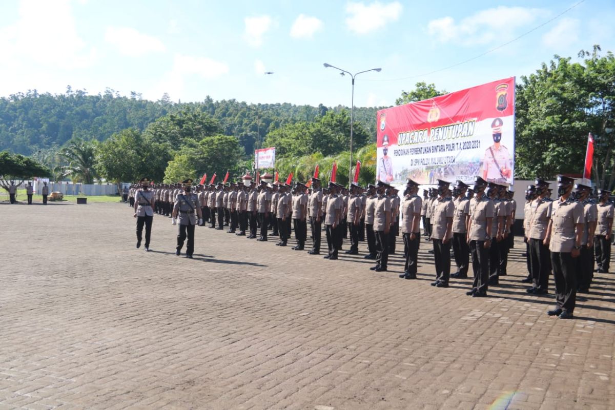 281 siswa bintara Polda Malut sandang pangkat Brigda, sukses berkarya