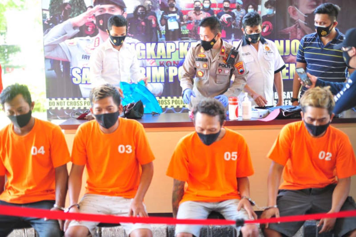 Lima pencuri proyek ponpes di Semarang ditangkap