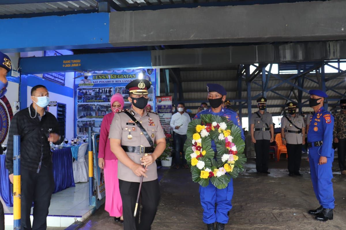 Kapolres Langkat resmikan Kampung Tangguh di Pangkalan Susu