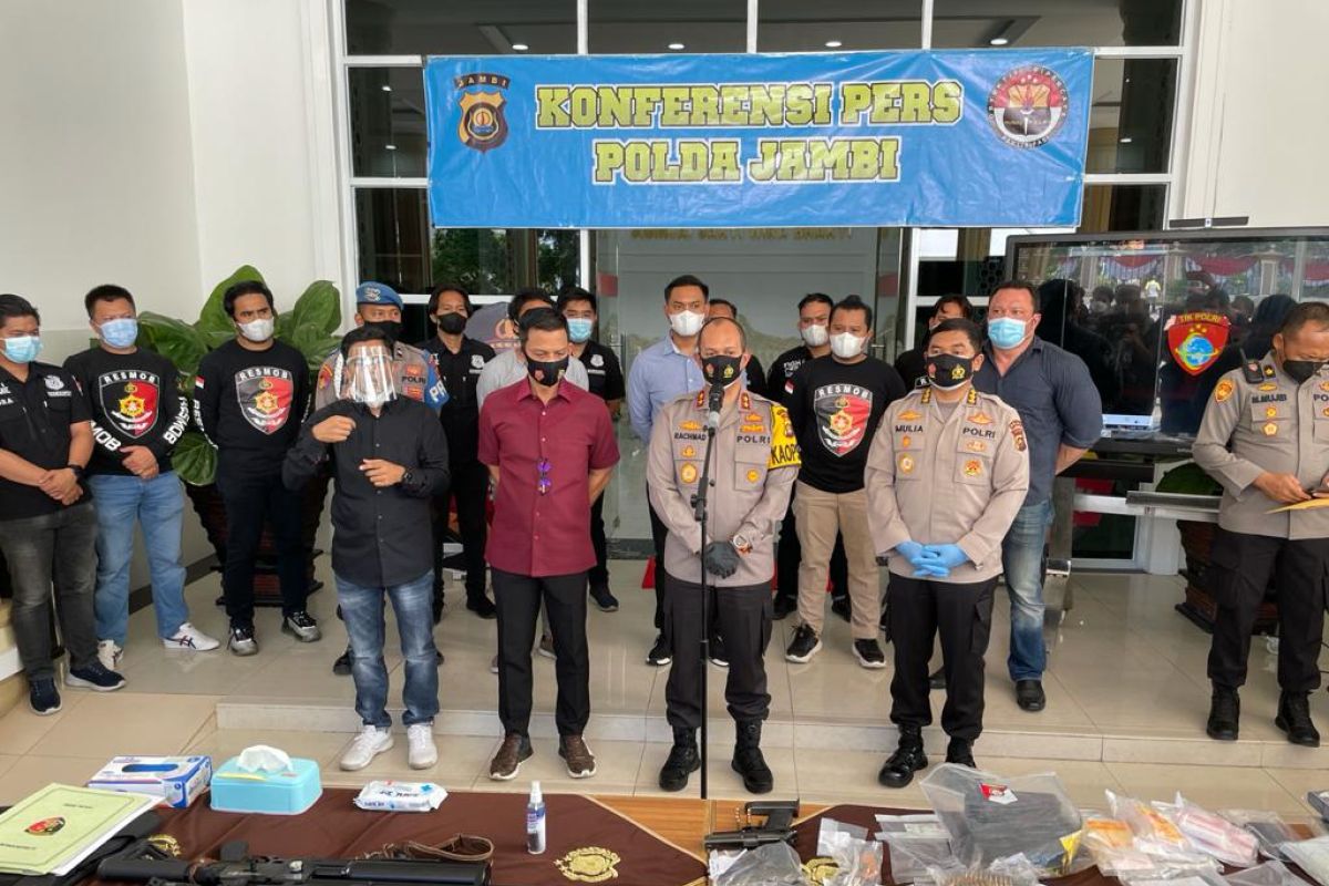 Tim Resmob Polda Jambi tembak pelaku narkoba