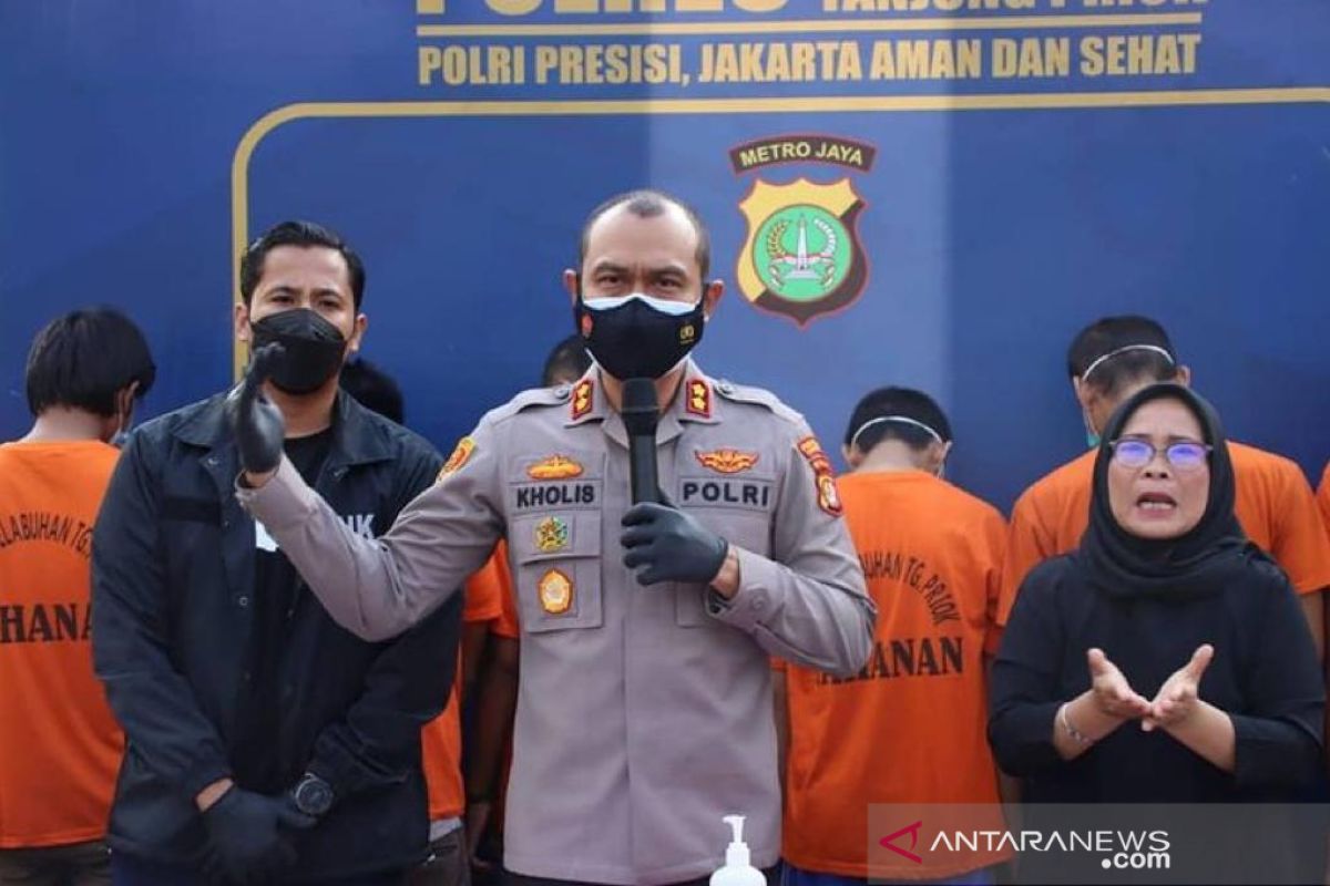 Polisi tangkap 10 pengedar narkoba jaringan Malaysia-Indonesia