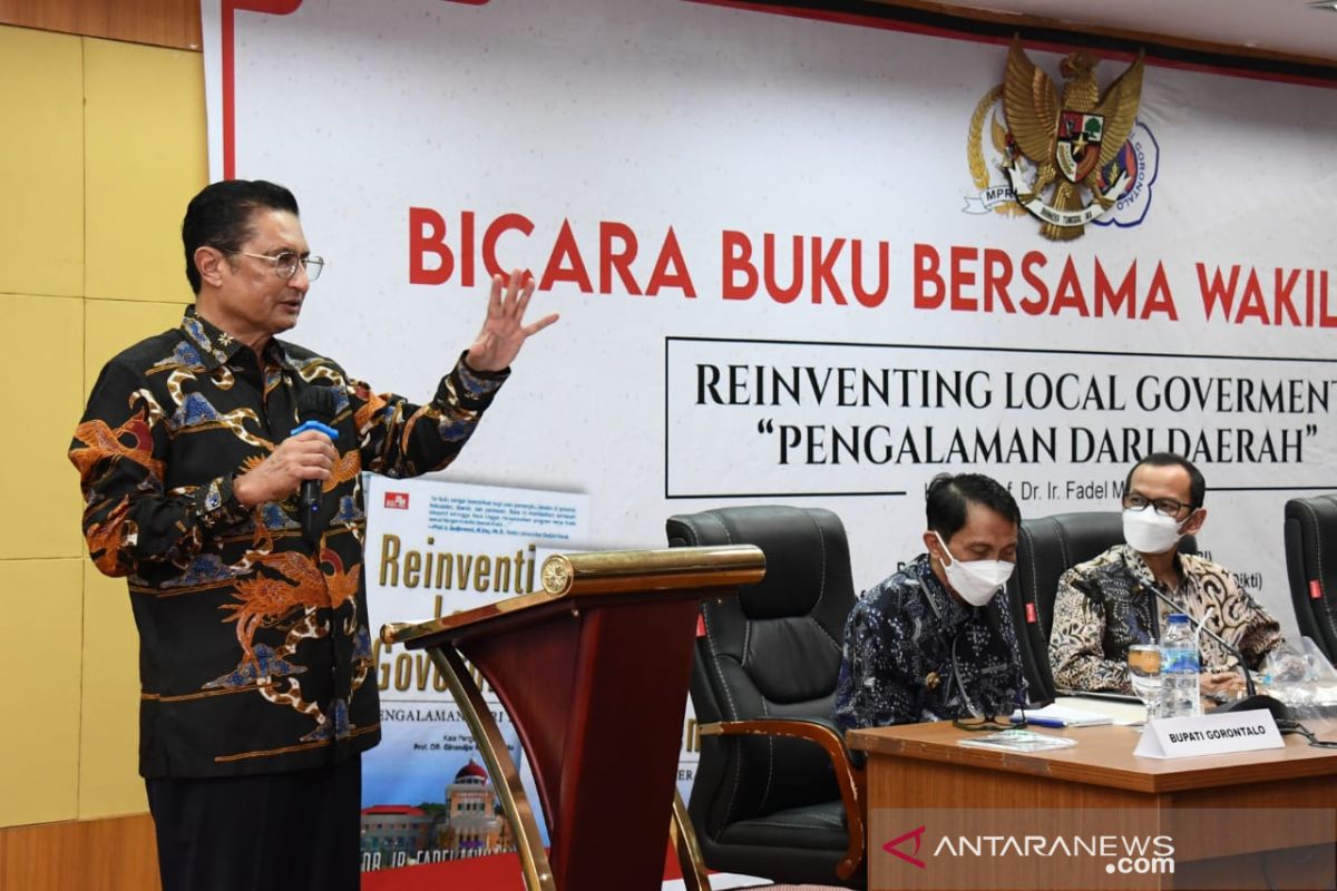 Fadel Muhammad: Model birokrasi berubah ikuti perkembangan zaman