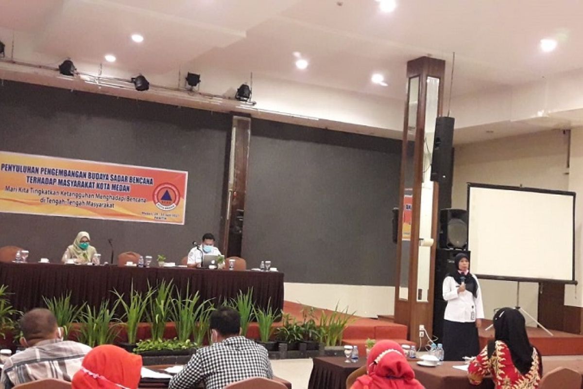 Penyuluhan pengembangan budaya sadar bencana, BPBD Medan gandeng BMKG