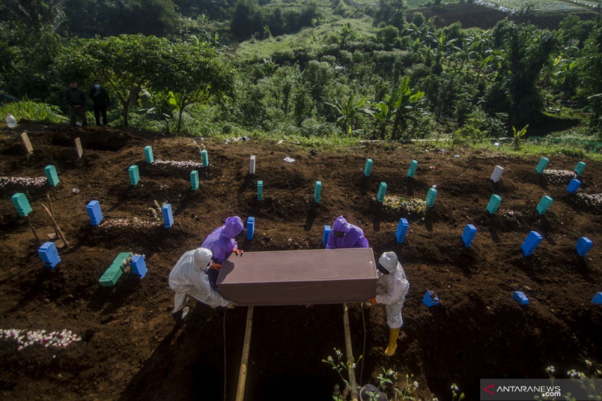 Kasus kematian akibat COVID-19 capai angka tertinggi akhir Juli 2021