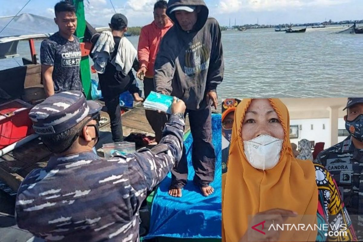 Lanal Tanjungbalai-Asahan imbau nelayan, serbuan vaksin over target