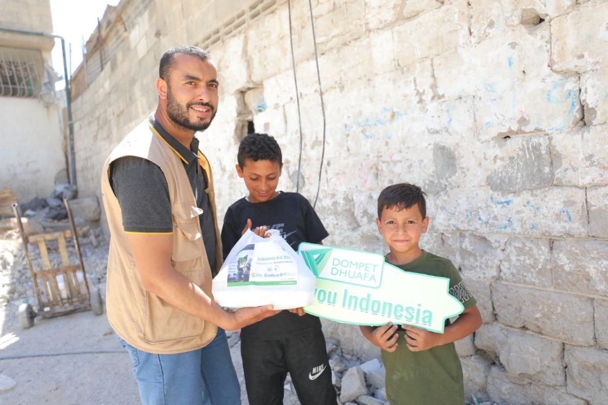 Dompet Dhuafa salurkan ribuan paket "hot meals" untuk Palestina
