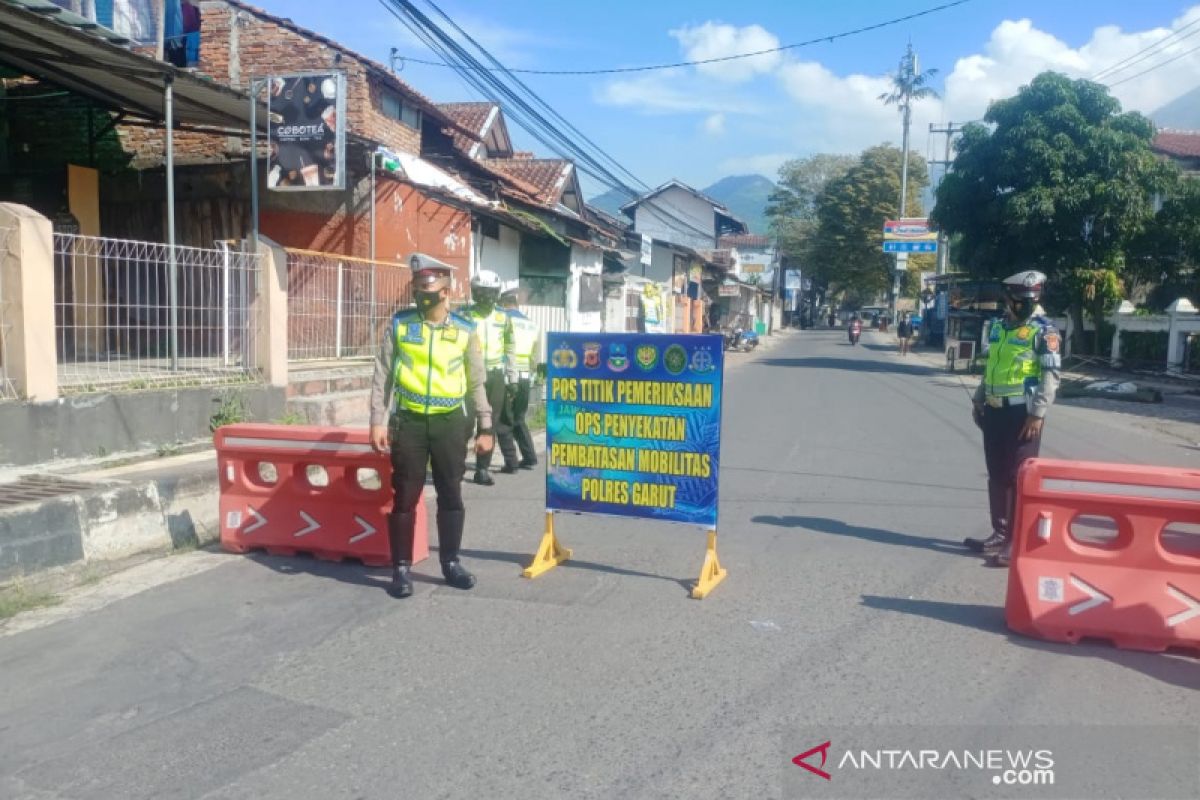 Polres Garut gelar operasi penyekatan di perbatasan kota