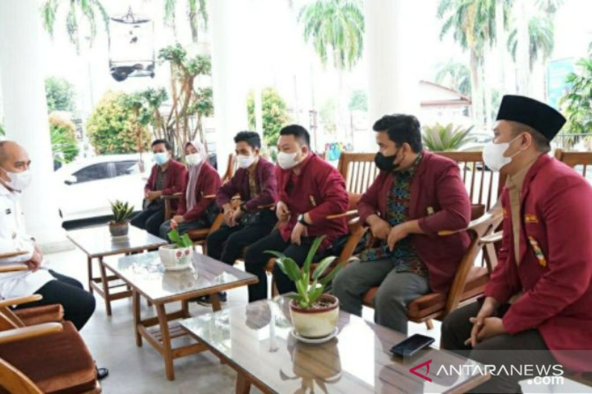 Wali Kota Pangkalpinang terima kunjungan DPD Ikatan Mahasiswa Muhammadiyah