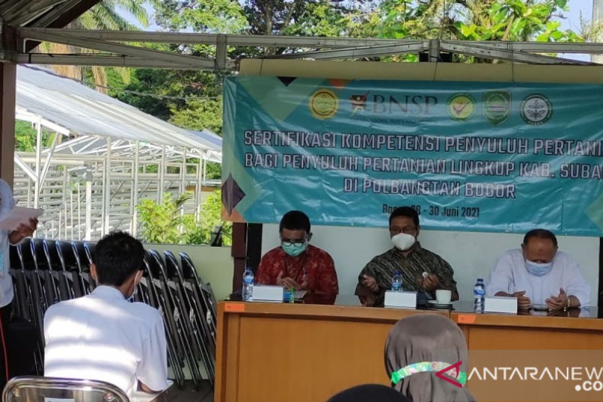 Kementan uji kompetensi para penyuluh pertanian