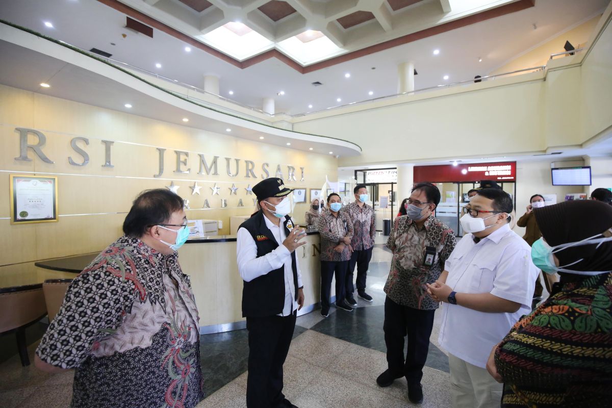 Keterisian tempat tidur RS rujukan COVID-19 di Surabaya makin penuh