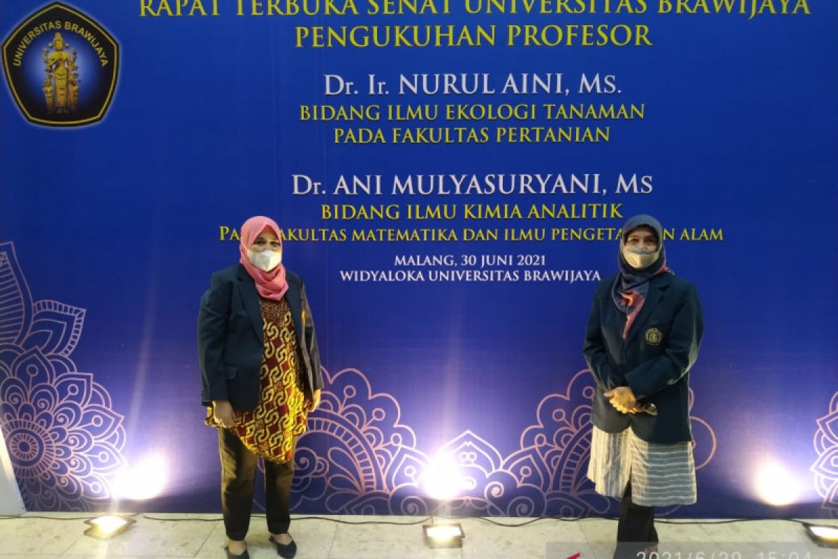 Universitas Brawijaya kembali kukuhkan dua profesor sekaligus