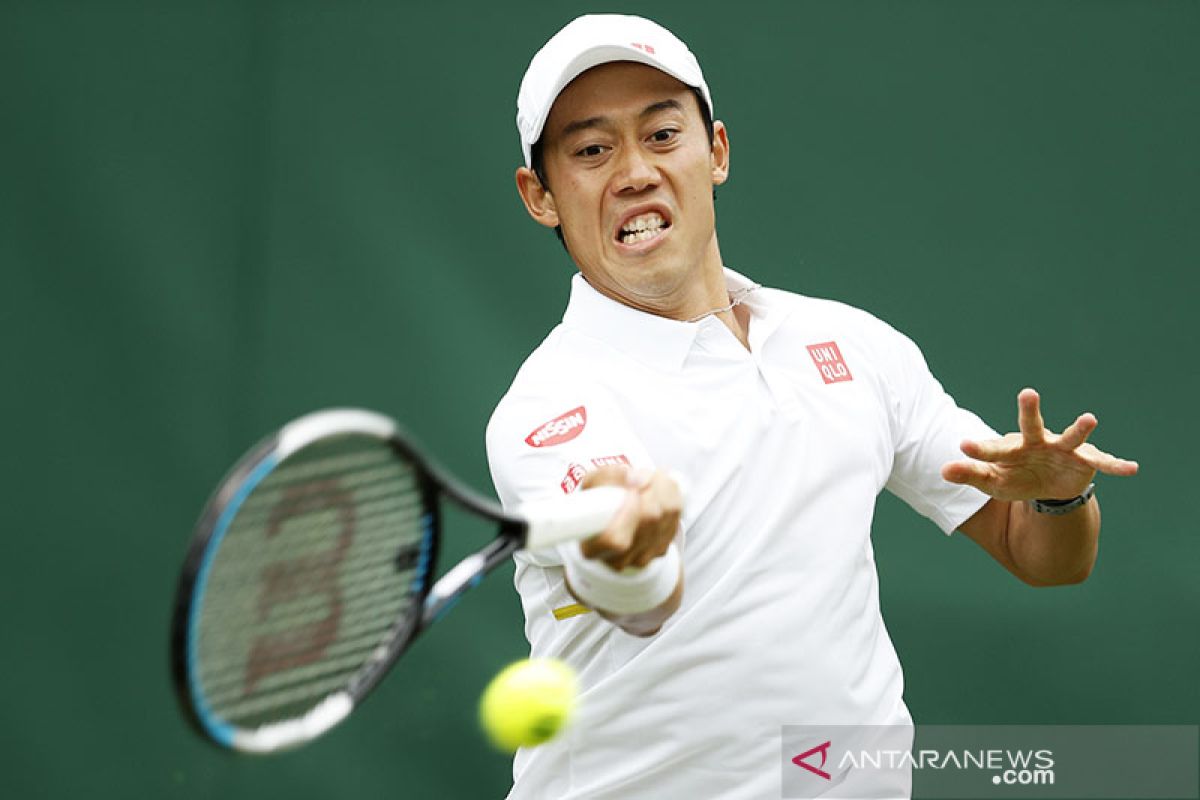 Nishikori capai 100 kemenangan pertandingan Grand Slam di Wimbledon