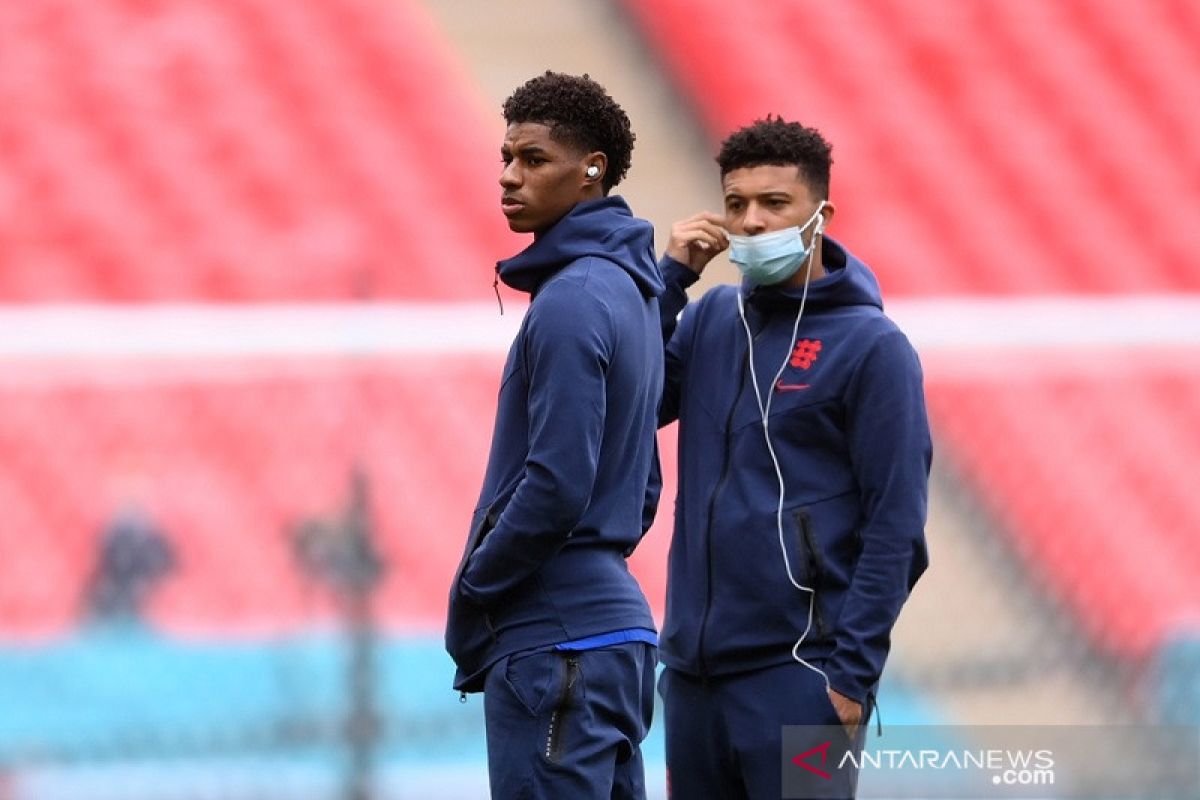 Marcus Rashford sambut hangat kabar kedatangan Jadon Sancho ke MU