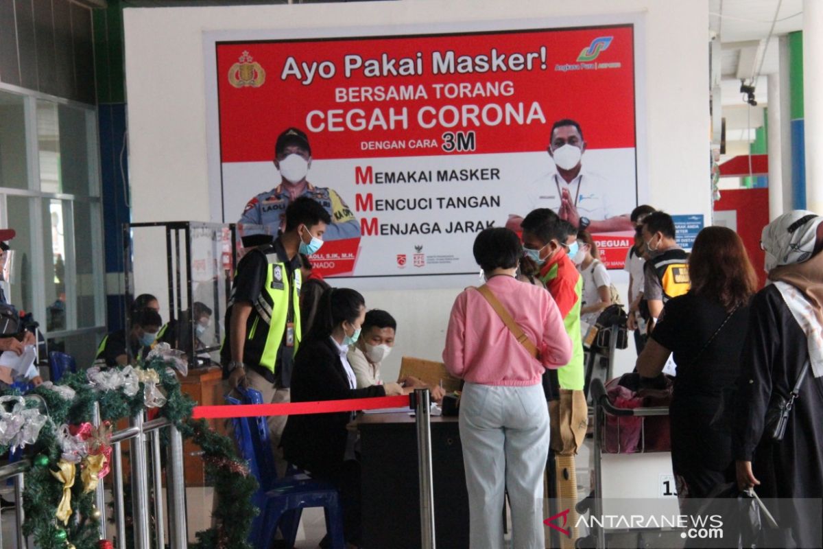 Bandara Samrat perketat tamu masuk Sulawesi Utara cegah COVID-19