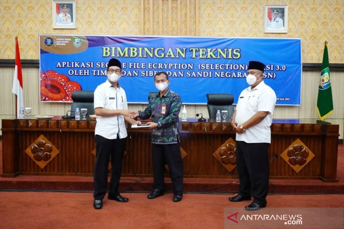 BSSN jadikan Bengkulu percontohan aplikasi pengamanan data digital