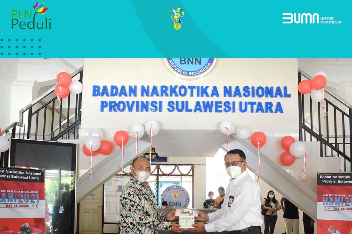 PLN bantu program rehabilitasi pecandu narkoba BNNP Sulut