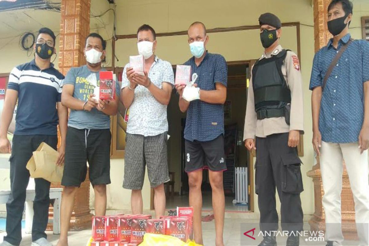 Polisi amankan tiga pelaku penjual 'baking powder' palsu di Pulpis
