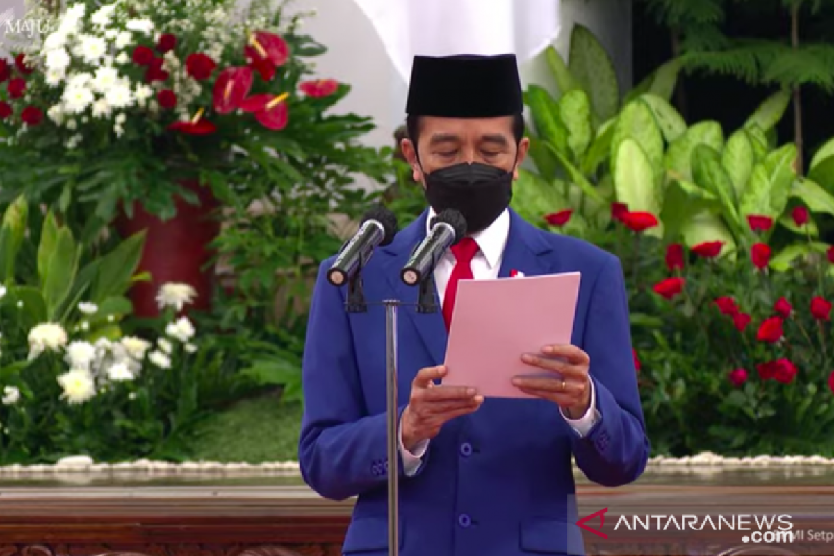 Video Jokowi tak bermasker di acara hoaks