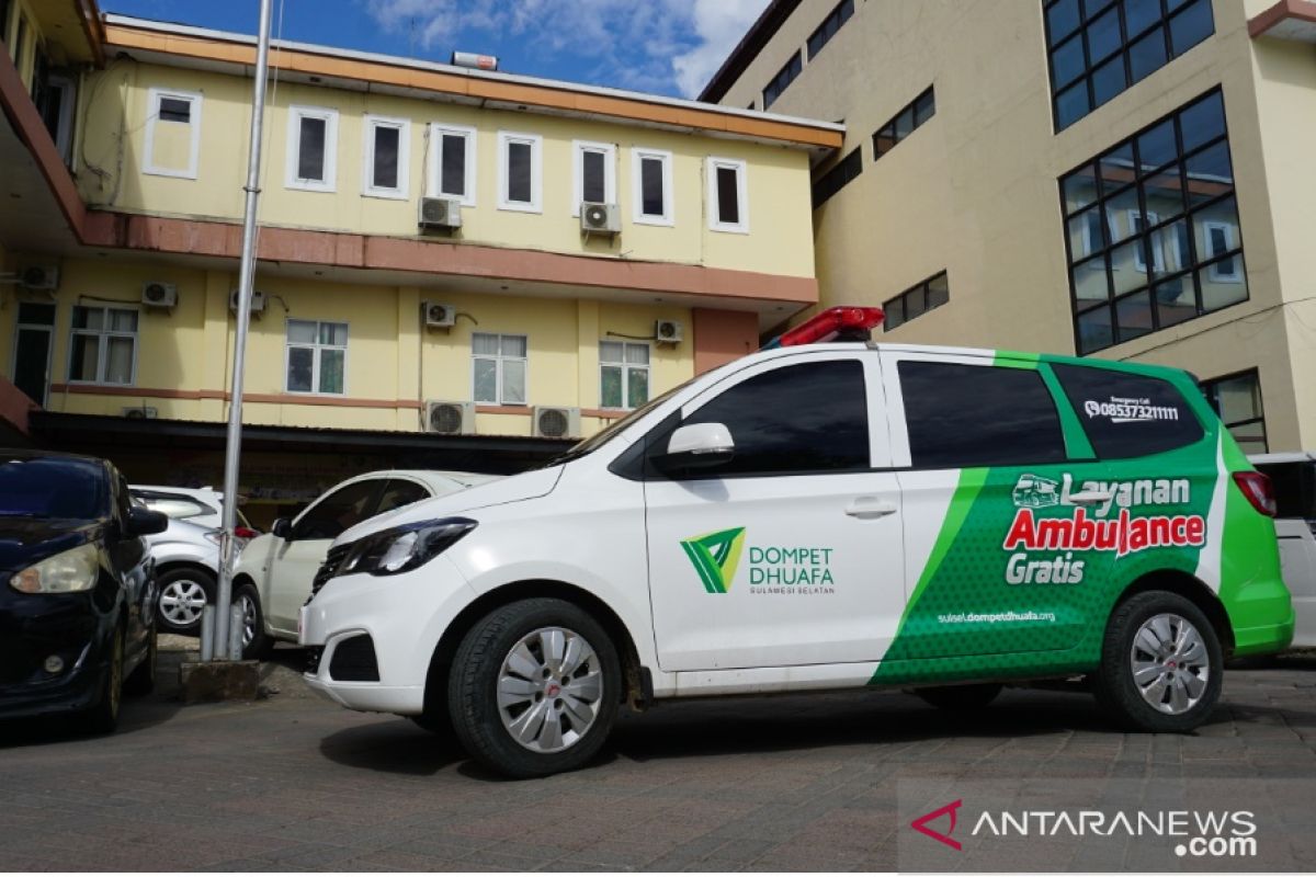 Dompet Dhuafa Sulsel berikan layanan ambulans gratis bagi warga Makassar