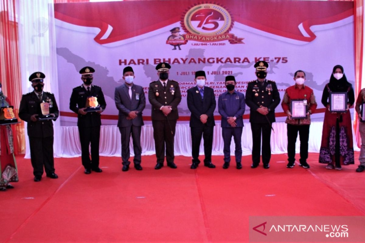 HUT Bhayangkara ke 75 : Catatan Polres Tapin tentang penanganan COVID-19