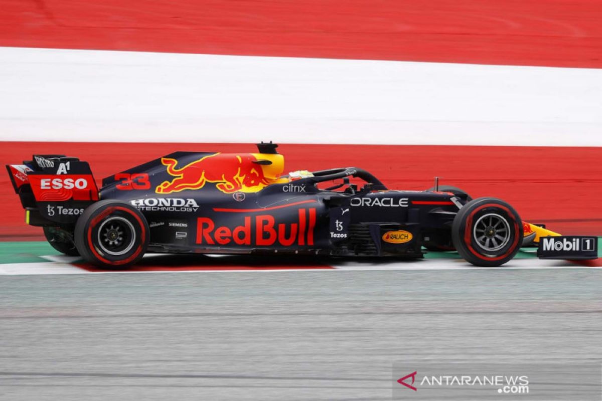 Verstappen puncaki FP1 GP Austria, duet Ferrari membayangi