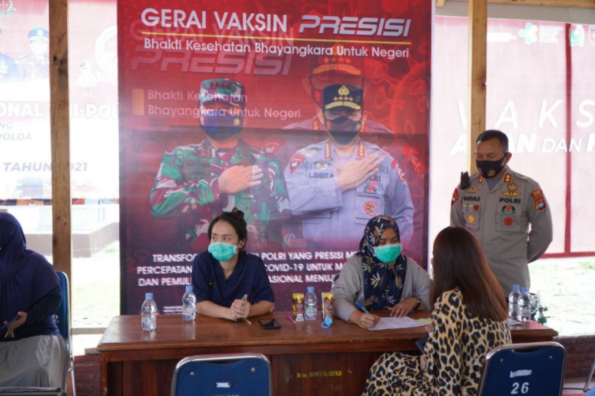 Polres Majene Sulbar buka posko gerai vaksinasi COVID-19