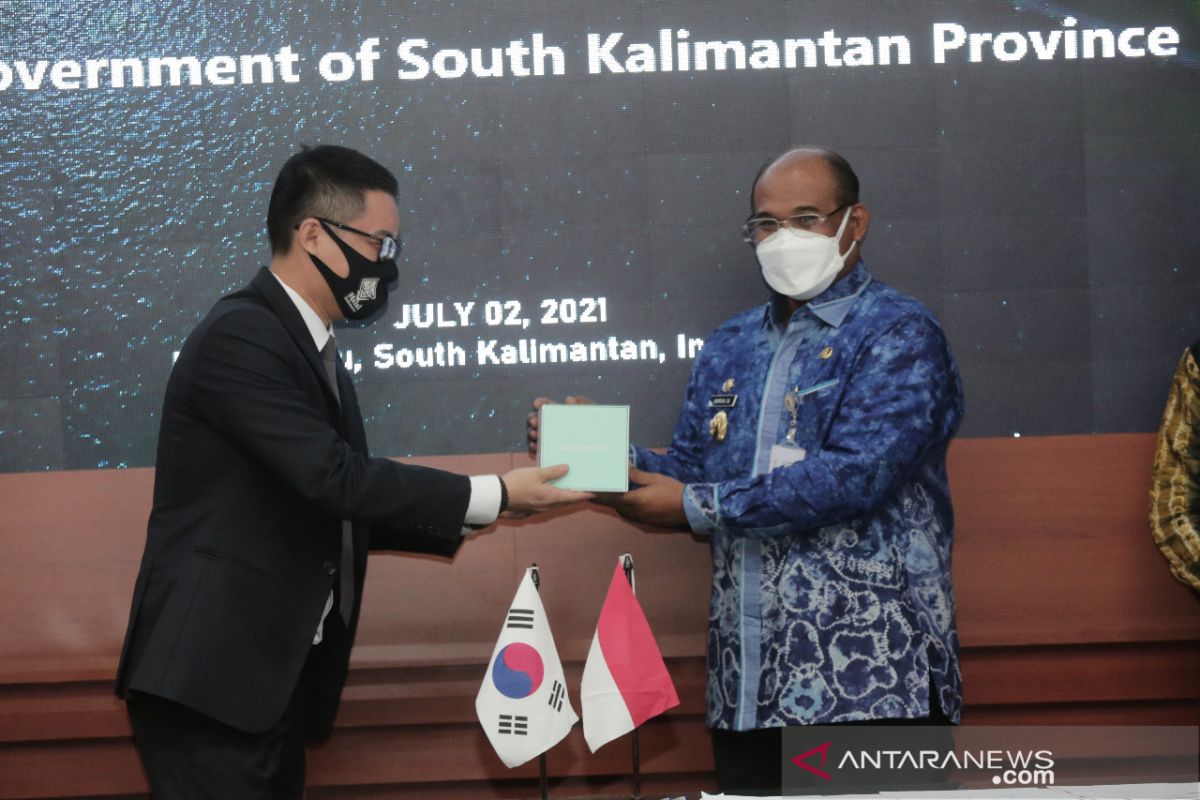 Pemprov Kalsel  kerja sama pengembangan proyek strategis dengan Korea