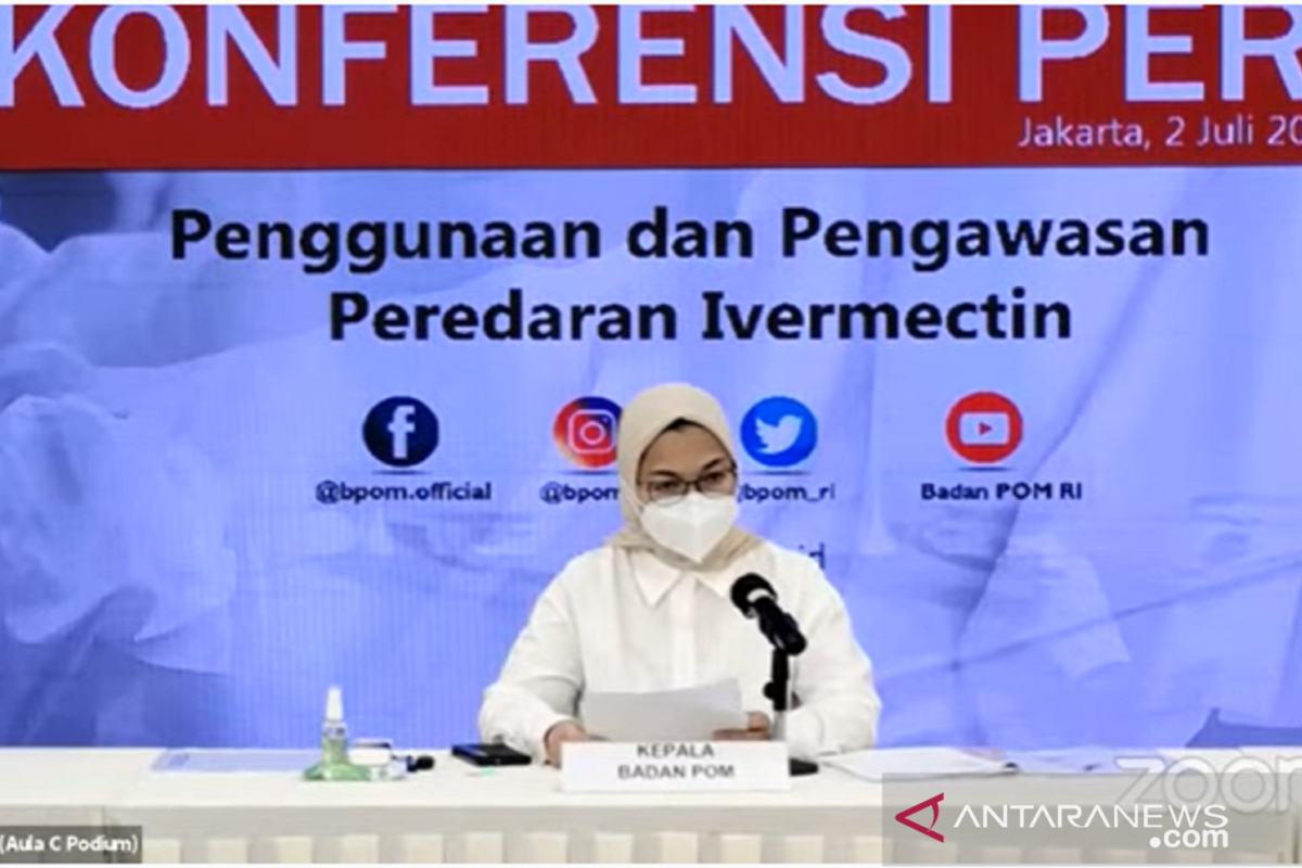 BPOM: Ivermectin obat keras, penggunaan harus sesuai resep dokter