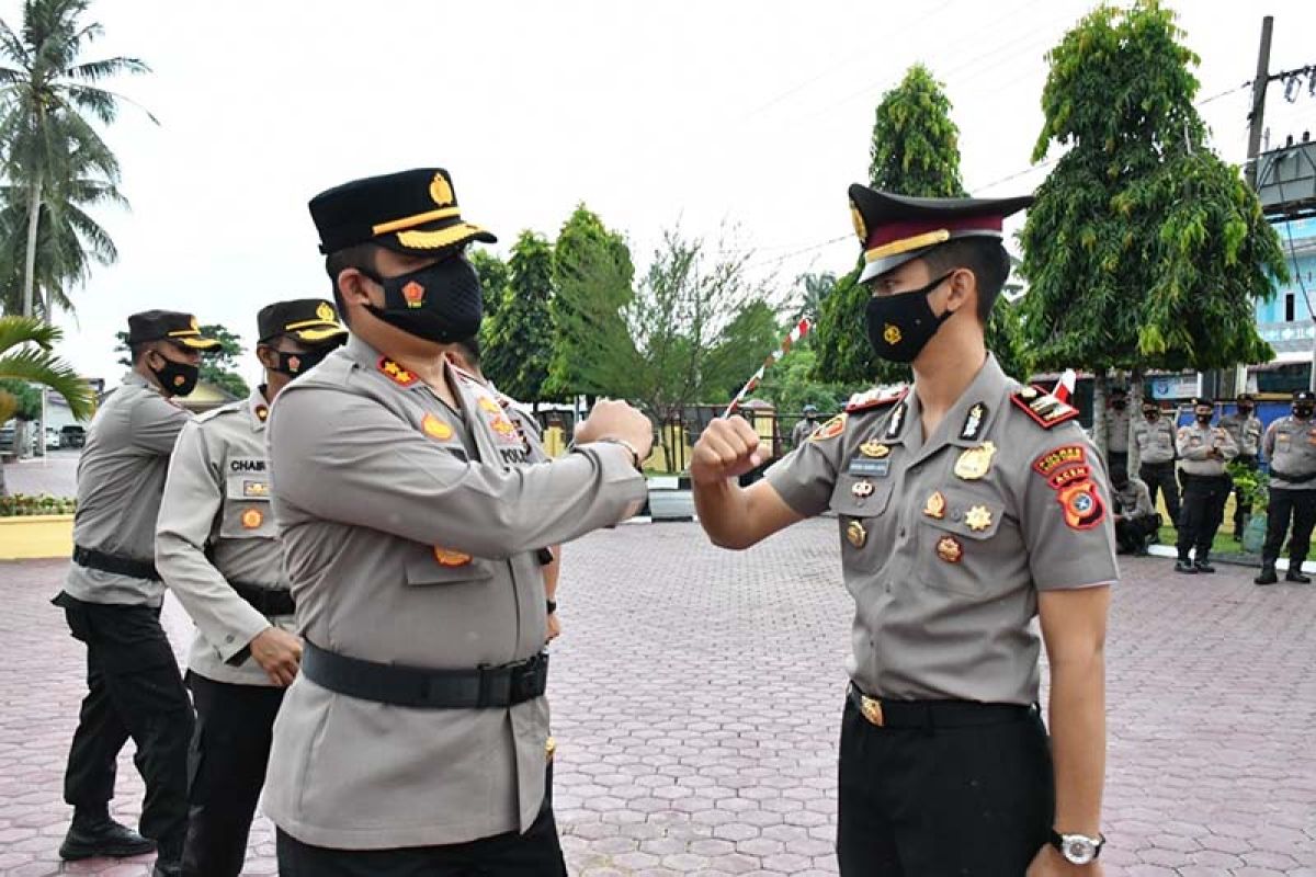 46 polisi di Aceh Timur naik pangkat