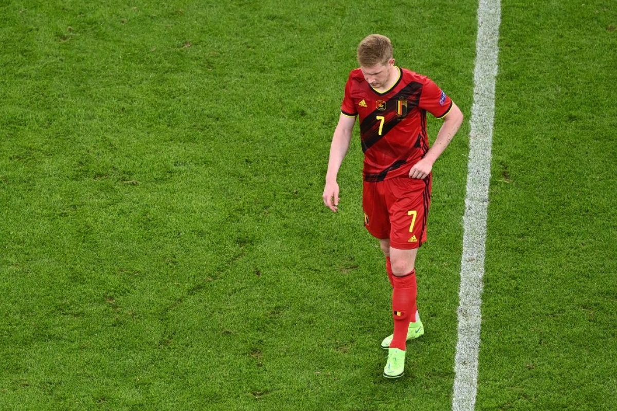 Euro 2020, De Bruyne bilang Belgia yang diamuk cedera sudah berikan segalanya