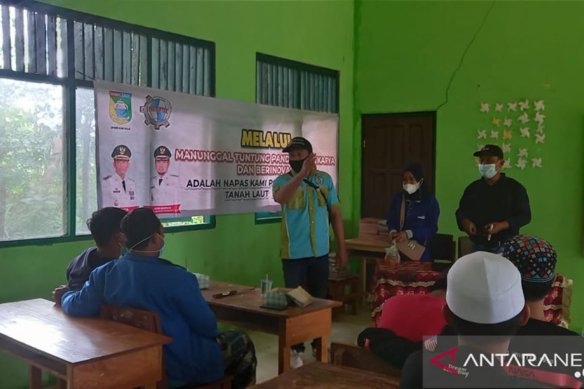 DPMD Tanah Laut sosialisasi TTG kepada 15 pemuda Desa Tanjung