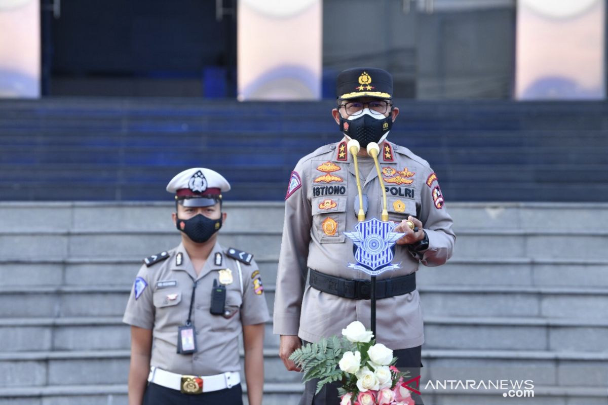 Seluruh anggota Polisi diminta tegas dan humanis terapkan pengetatan saat PPKM Darurat