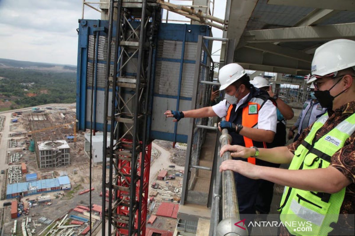 PTBA sebut progres PLTU mulut tambang terbesar di Indonesia capai 89 persen